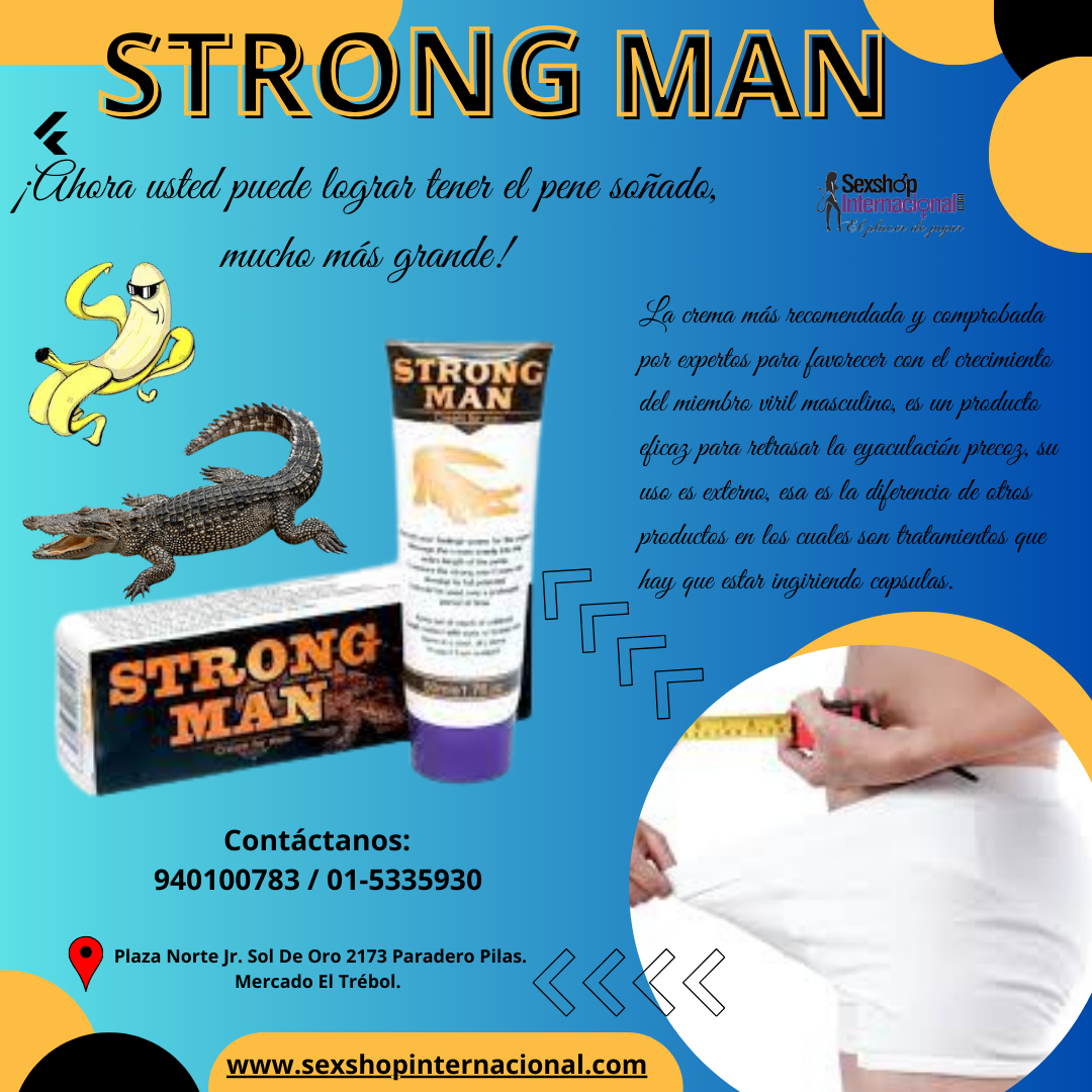 STRONG MAN AGRANDADOR MASCULINO 